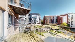 MARCEL THIRY – Ruim 2-slaapkamerappartement met 2 terrassen, gelegen in de gegeerde residentie T-House in Sint-Lambrechts-Woluwe. Deze lichte...