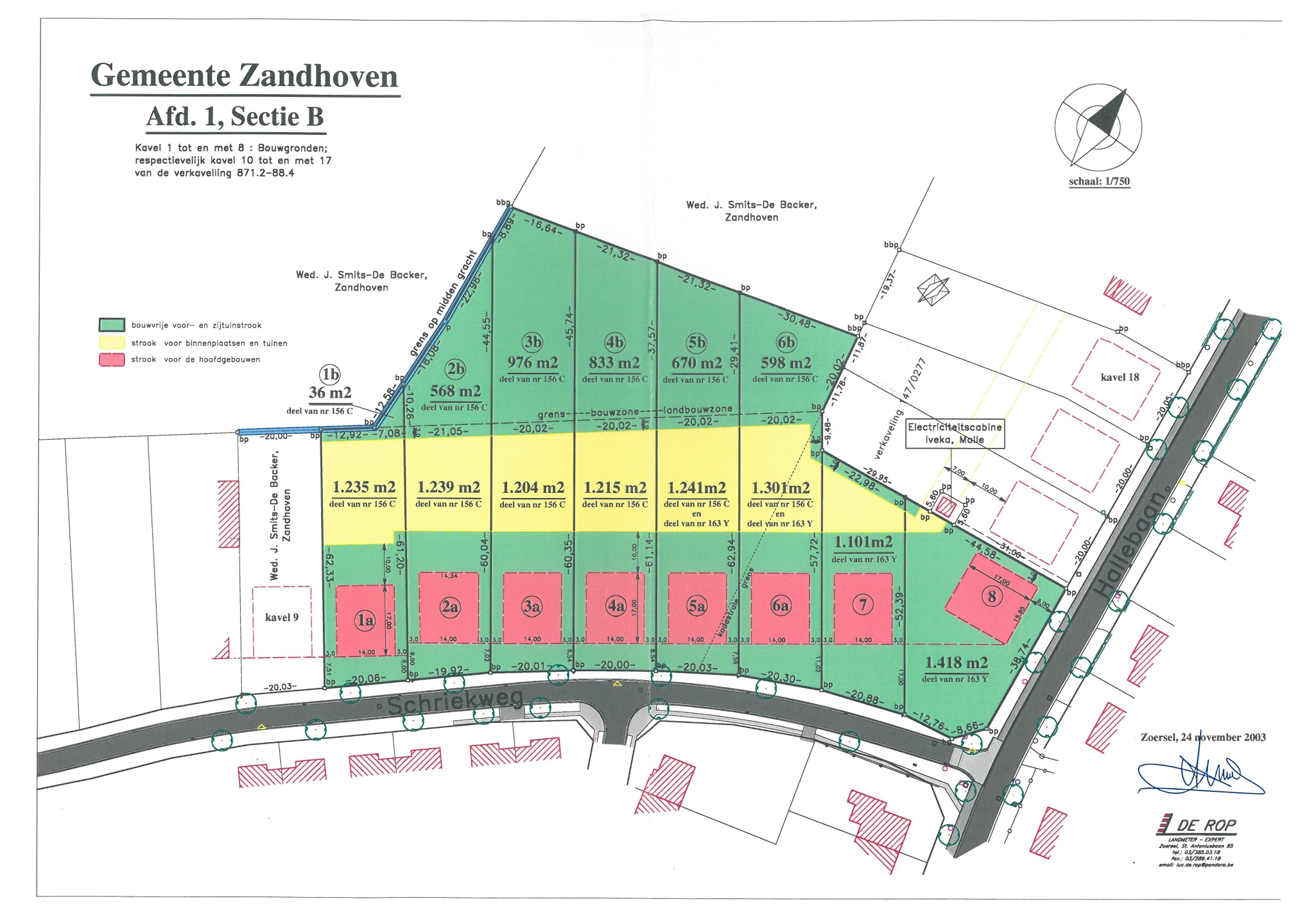 Mooie bouwgrond 1418m2 kort bij Zandhoven centrum - foto 2