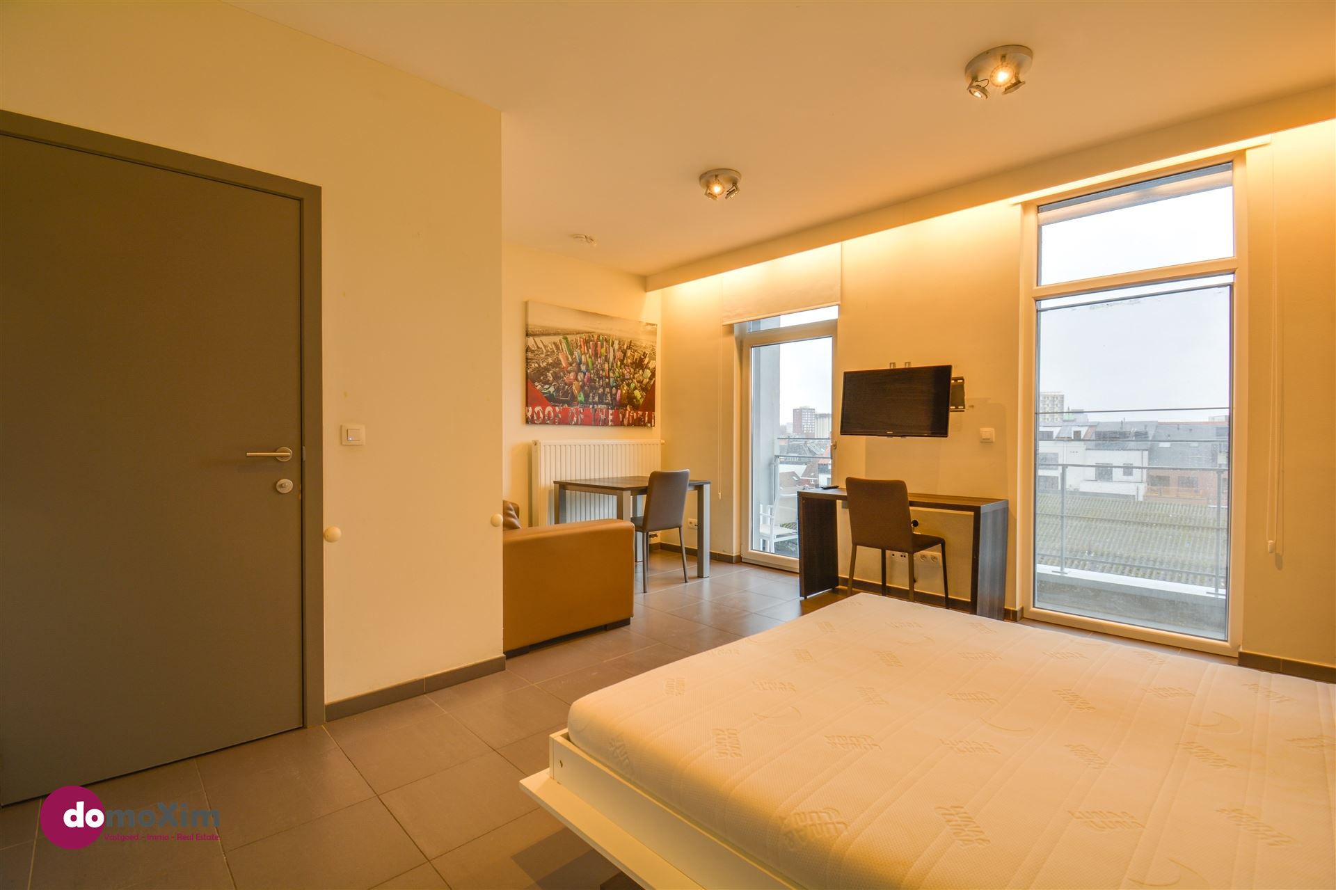 Moderne gemeubelde studio, geschikt voor één persoon, in het centrum van Leuven  - foto 3