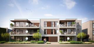 Afra is een exclusief nieuwbouwproject in hartje Merksplas. De centrale ligging in combinatie met de aandacht voor duurzame energie maken dit project uniek. De 22 moderne appartementen worden voorzien van energie dankzij een warmtepomp en door zonnepanelen. Daarnaast zijn er 2 commerciële ruimten voorzien. Het project wordt voorzien van een ondergrondse parking. De verkoop van Afra geschiedt onder de Wet Breyne. <br />
<p>Appartement B2.1 bevindt zich op de tweede verdieping en heeft een oppervlakte van 135,28 m². Het beschikt over een open ingerichte keuken, 2 slaapkamers en een terras van 15,50 m².</p>