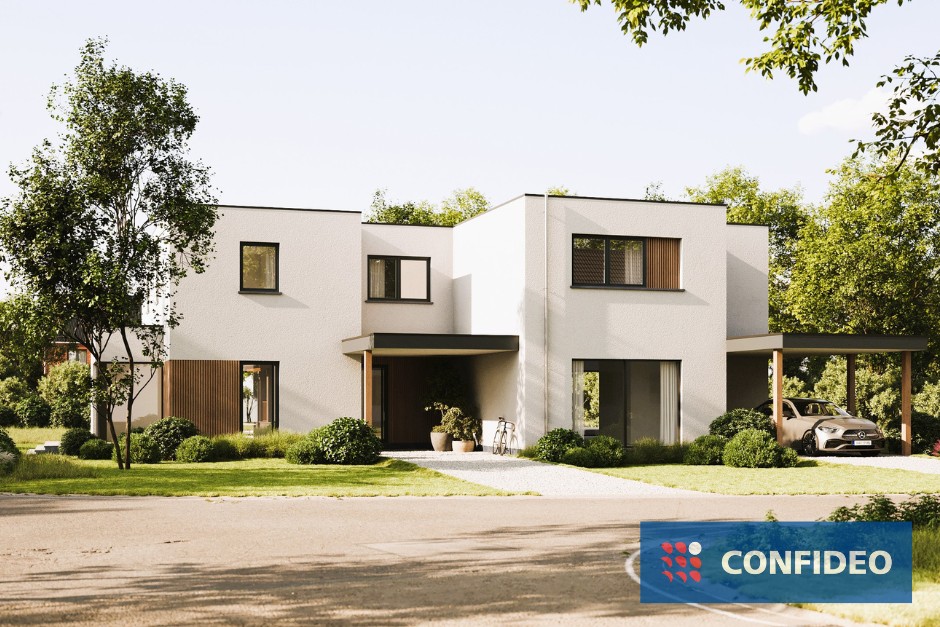 Moderne villawoningen in het Haspengouwse landschap - foto 1