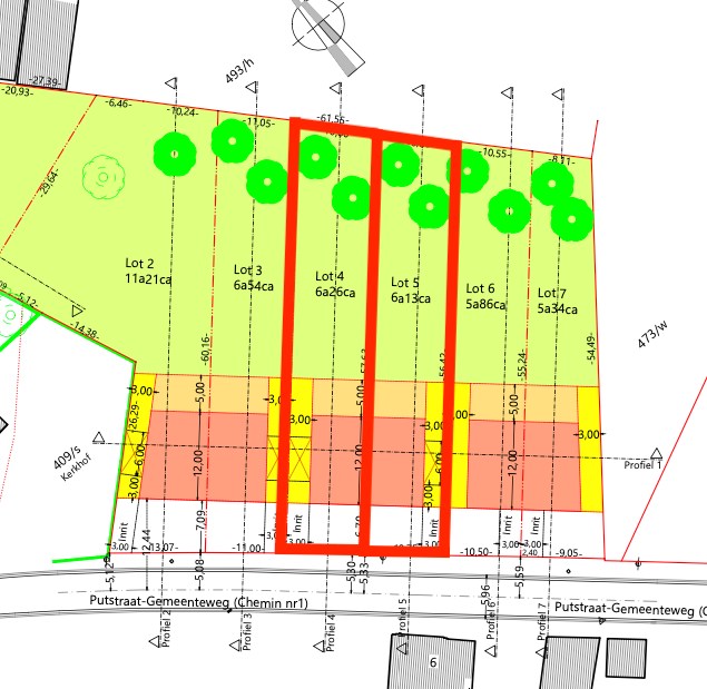 2 HALFOPEN BOUWGRONDEN VAN IEDER CIRCA 6 ARE OP EEN TOPLOCATIE TE RIEMST ! - foto 1