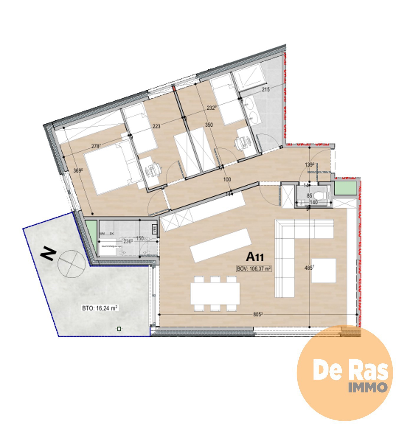 Apartment for sale in Aalst with 3 bedrooms - photo 5