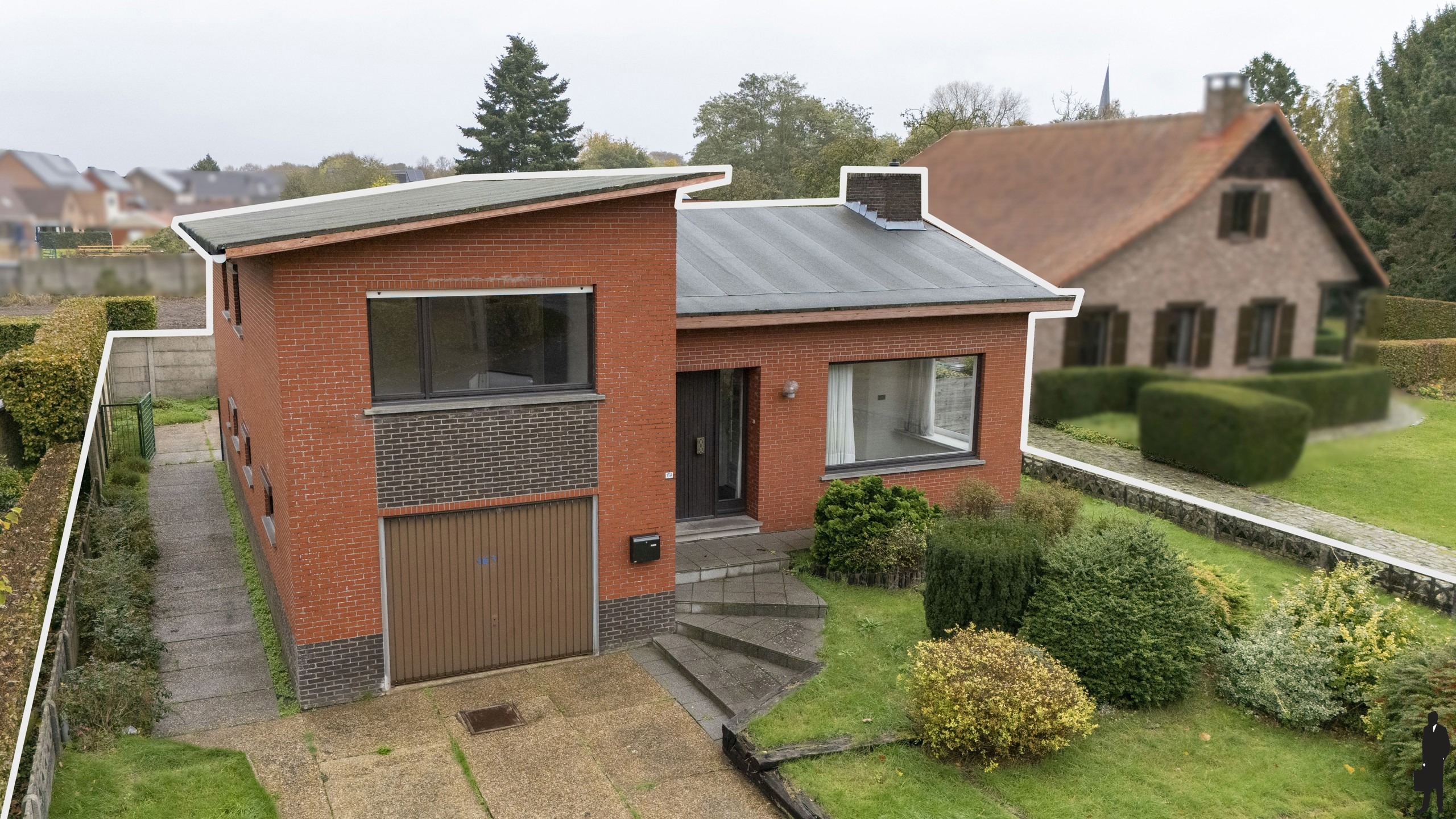 Karakteristieke split-level woning met 3 slpk. nabij park - foto 1