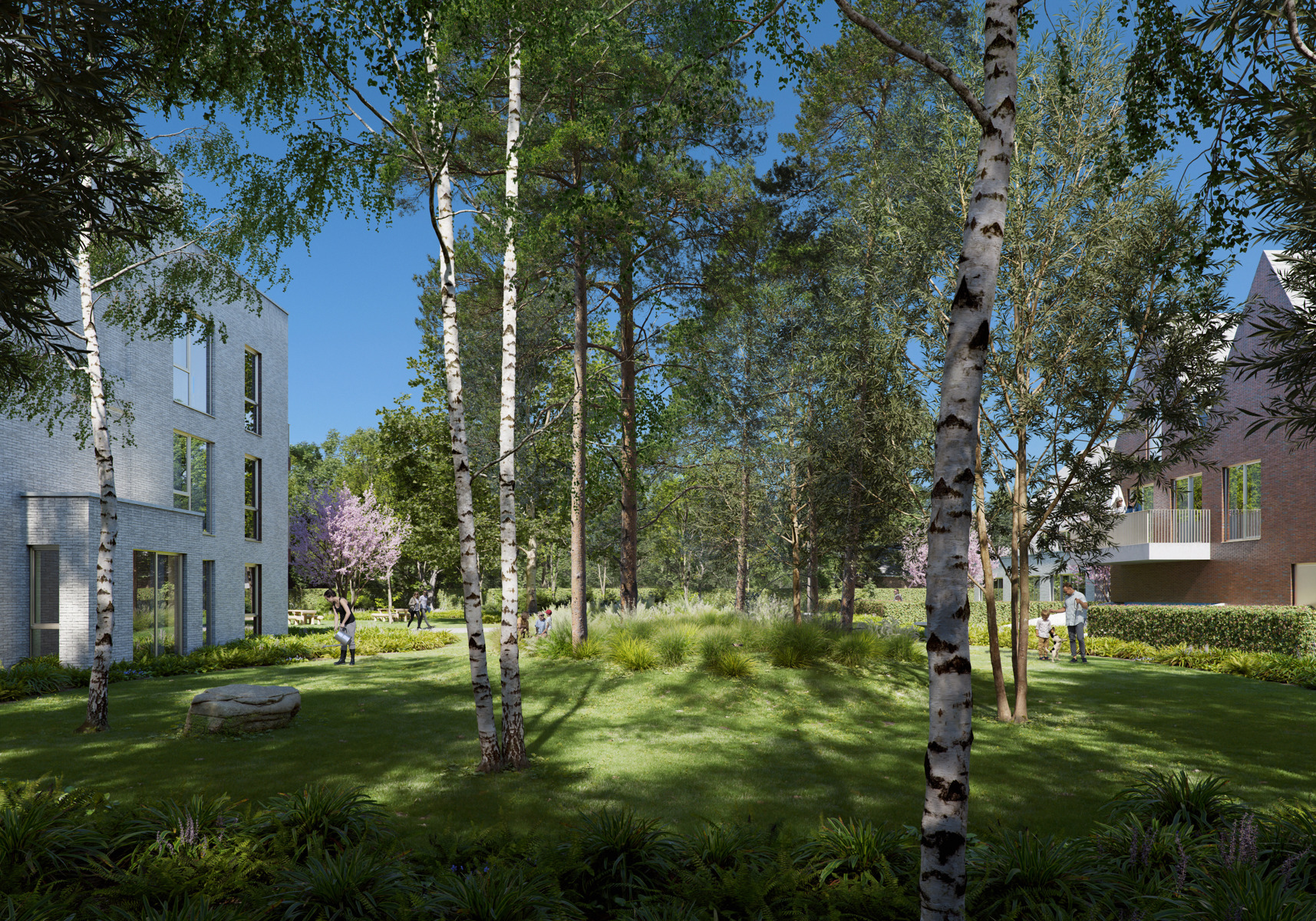 Tweeslaapkamerappartement met uitzicht op het groen. - foto 4