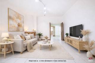 Dit appartement met 2 slaapkamers van ± 99 m², gelegen vlak bij de Europese wijk en het Jourdanplein, is een mooie kans, mits het wordt gemoderniseerd. Het bestaat uit een inkomhal met berging, een lichte woonkamer van ±25 m², een keuken met toegang tot een terras van ±6 m² op het westen, een badkamer met toilet, en twee slaapkamers van ±13,5 m² (met toegang tot het terras) en ±14 m². Een kelder van ±3 m² maakt het geheel compleet.<br /><br />Ideaal gelegen nabij het Jubelpark en het Leopoldpark, geniet deze woning van een gewilde omgeving en een uitstekende bereikbaarheid – metro Schuman. Het appartement heeft een uitstekende EPC-score C+, in overeenstemming met de energie-eisen van het Brussels Gewest tegen 2045, een echte troef voor de toekomst.<br /><br />Momenteel verhuurd voor 900 €/maand (1.134,25 € na indexering in 2026) – vertrek van de huurder voorzien uiterlijk op 30 juni.<br />Maandelijkse lasten: 282,63 € (gemeenschappelijke kosten, verwarming, warm en koud water, reservefonds).<br />Gemeenschappelijke gascondensatieketel (2022) met warmtekrachtkoppeling.<br /><br />Een ideaal pand voor investering of eigen bewoning in een wijk waar veel vraag naar is !<br />
<p><strong>Indeling</strong></p>
<ul>
<li>Oppervlakte ± 99 m²</li>
<li>Hal ± 7,5 m² met berging</li>
<li>Woonkamer ± 25 m²</li>
<li>Keuken met toegang tot het terras</li>
<li>Badkamer ± 4,5 m² met toilet</li>
<li>2 slaapkamers:</li>
<ul>
<li>± 13,5 m² met toegang tot het terras</li>
<li>± 14 m²</li>
</ul>
<li>Terras ± 6 m² op het westen</li>
<li>Kelder ± 3 m²</li>
</ul>
<p><b>Voorzieningen &amp; techniek</b></p>
<ul>
<li>Gemeenschappelijke gascondensatieketel (2022) met warmtekrachtkoppeling</li>
<li>PVC-ramen met dubbele beglazing aan de voorzijde</li>
<li>Houten ramen met enkele beglazing aan de achterzijde</li>
<li>Mechanische rolluiken</li>
<li>Intercom</li>
<li>Elektriciteit niet conform</li>
<li>EPB: C+</li>
</ul>
<p><strong>Financiële informatie</strong></p>
<ul>
<li>Basishuur: 900 €/maand</li>
<li>Geïndexeerde huur 2026: 1.134,25 €/maand</li>
<li>Vertrek van de huidige huurder uiterlijk op 30 juni</li>
<li>Maandelijkse kosten: 282,63 € (gemeenschappelijke kosten, verwarming, warm en koud water, reservefonds)</li>
</ul>
<p><strong>Ligging</strong></p>
<ul>
<li>Gewilde Europese wijk</li>
<li>Op een steenworp afstand van het Jourdanplein</li>
<li>Dicht bij het Jubelpark en het Leopoldpark</li>
<li>Gemakkelijk bereikbaar via metrostation Schuman</li>
</ul>
<p><strong>Potentieel</strong></p>
<ul>
<li>Appartement dat opgeknapt moet worden</li>
<li>Ideaal als investering of eerste aankoop</li>
<li>Uitstekende ligging met grote vraag naar huurwoningen</li>
</ul>