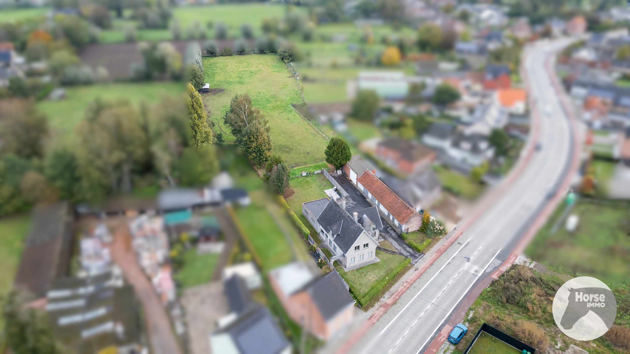 KALKEN - Ruime villa met stallen, loods en weide op 82a - foto 1