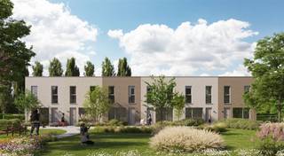 Prijs exclusief registratierechten, BTW en aansluitingskost. (Woningen 5, 6 en 7)Welkom in deze charmante woning in het hart van Bavikhove, een ideale plek voor gezinnen die op zoek zijn naar comfort en stijl. Deze woningen biedt een brutowoonoppervlakte van +- 135m². Binnen vindt u drie ruime slaapkamers, perfect voor een groeiend gezin. De moderne badkamer is elegant afgewerkt en heeft grote raampartijen die zorgen voor een overvloed aan natuurlijk licht.De open leefruimte ademt een uitnodigende sfeer met een naadloze verbinding tussen de woonkamer en de eetkamer, wat zorgt voor een ideale omgeving om te ontspannen of te entertainen. De keuken is strak en functioneel, voorzien van kwalitatieve toestellen en voldoende opbergruimte.De gezellige tuin is perfect om te genieten van zonnige dagen in alle privacy. Achteraan de verkaveling is een garagebox inbegrepen in deze aankoop!Dankzij de uitstekende locatie heeft u gemakkelijk toegang tot lokale voorzieningen, scholen en openbaar vervoer. Deze woning is een unieke kans voor iedereen die op zoek is naar een moderne en comfortabele thuis. Kom snel zelf een kijkje nemen en ontdek de mogelijkheden!