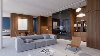 Luxueus appartement gelegen op de 25e verdieping, met fenomenaal uitzicht en noord-oriëntatie. Het heeft 2 slaapkamers, een keuken, 2 badkamers en terras.<br />Bij het appartement hoort een extra berging, gelegen op dezelfde verdieping. 