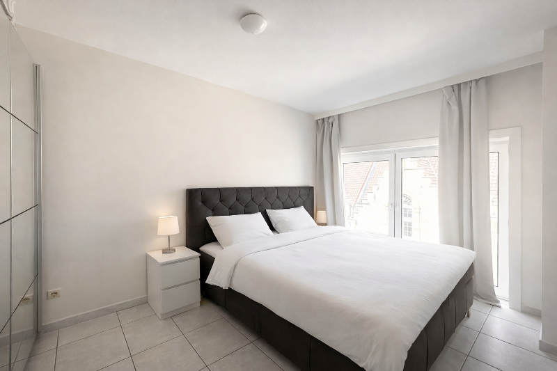 Energiezuinig 2 slaapkamer appartement vlakbij grote markt Ieper. - foto 5