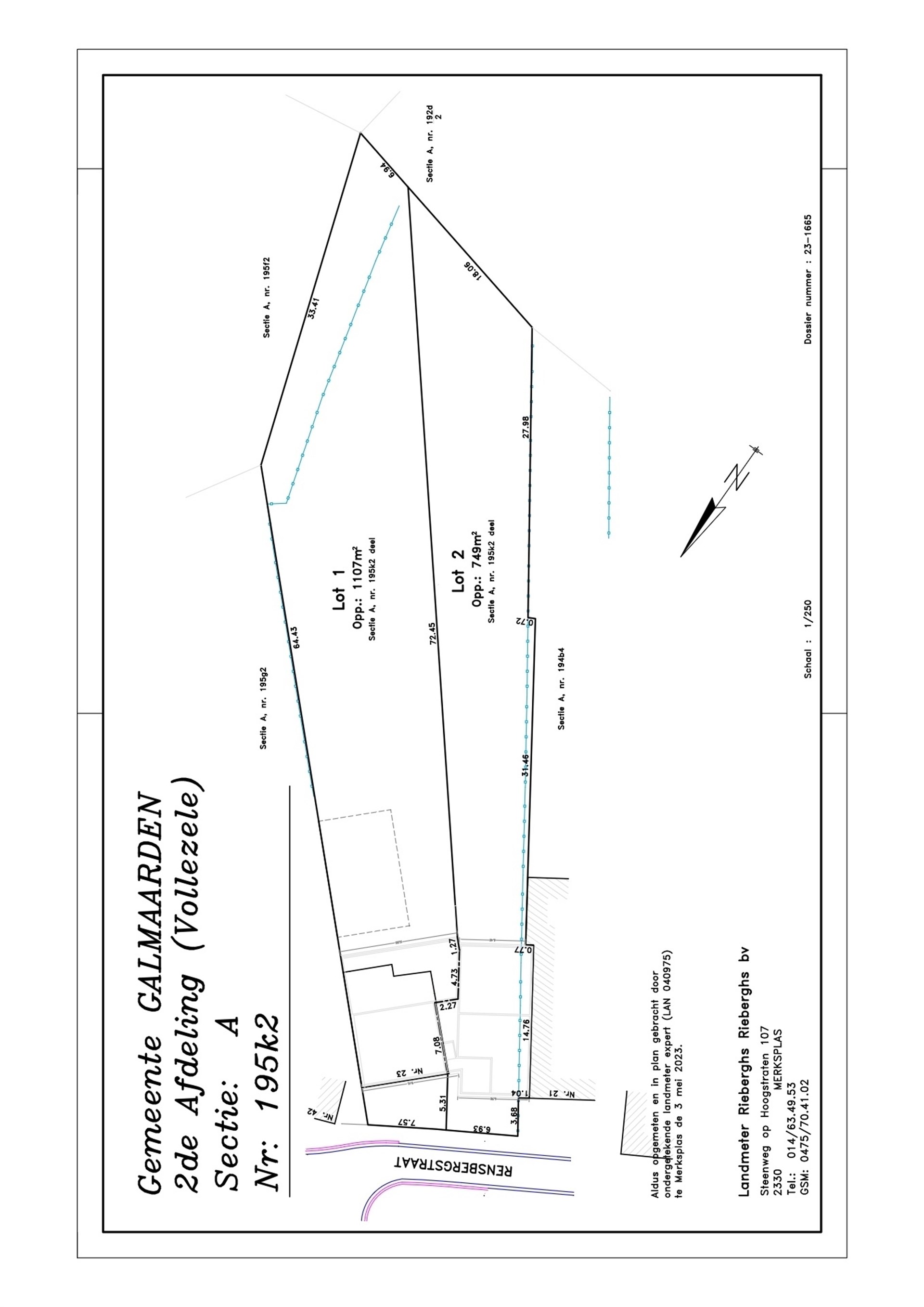 Bouwgrond met plan en vergunning op een terrein van 749m²  - foto 4