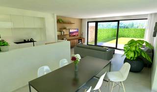 NIEUWBOUW WONING MET 3 SLAAPKAMERS, GARAGE EN TUIN (515m²)Het betreft de linkerwoning van de twee. De woning is in aanbouw en zal tegen eind augustus...