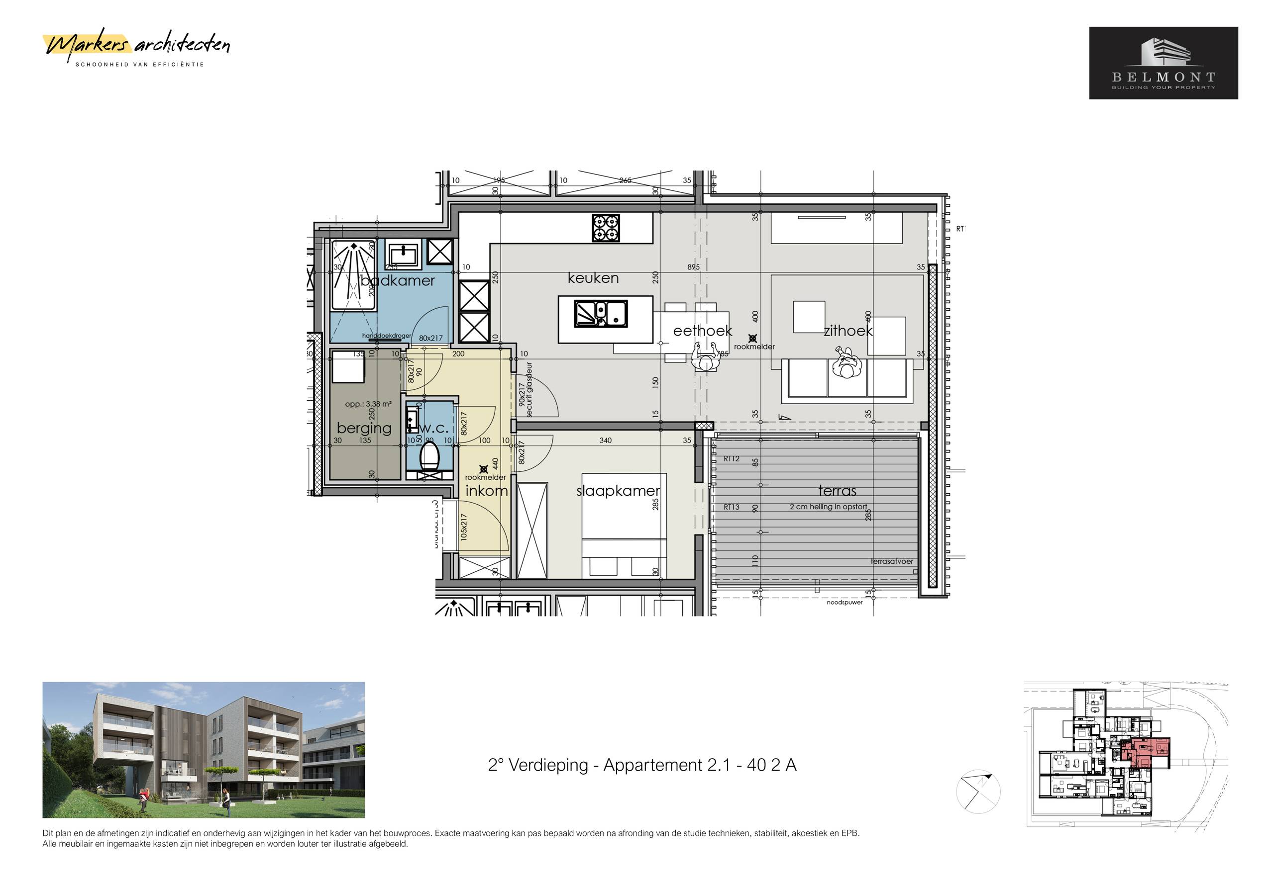 Appartement à vendre à Ypres avec 1 chambre - photo 3