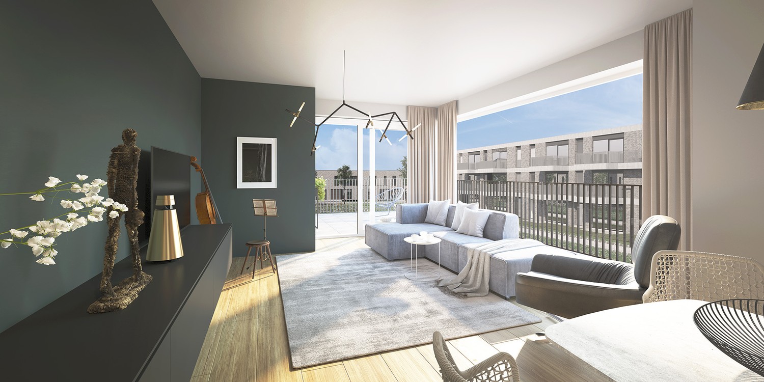 Gelijkvloers appartement met zuidgericht terras - photo 5