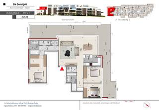 Dit appartement op de tweede verdieping biedt 130,99m² bewoonbare oppervlakte en een terras van 70,91m². Daarnaast kan er nog een garage of standplaats optioneel aangekocht worden.<br /><br />Welkom bij 'Serengeti', waar modern wonen en natuur harmonieus samenkomen. Dit spraakmakende nieuwbouwproject belooft een oase van rust te bieden, omgeven door weelderig groen en doordrenkt met kwaliteit en duurzaamheid.<br /><br />Met maar liefst 49 unieke appartementen en garages, variërend van knusse één-slaapkamer appartementen tot royale drie-slaapkamer pareltjes, biedt 'Serengeti' voor elk wat wils. Elk appartement is doordrenkt met luxe, voorzien van een ruim terras waarop je kunt genieten van de sereniteit van de omgeving.<br /><br />Wat 'Serengeti' echt bijzonder maakt, is onze toewijding aan energiezuinigheid en duurzaamheid. Onze innovatieve warmtepompinstallatie is slechts een voorbeeld van onze toewijding aan milieuvriendelijk wonen. We hebben gekozen voor hoogwaardige materialen die niet alleen de esthetiek, maar ook de levensduur van onze appartementen garanderen.<br /><br />Gelegen op een steenworp afstand van de bruisende markt en de historische Menenpoort, combineert 'Serengeti' het beste van twee werelden: rustige afzondering en het levendige hart van de stad. Of je nu op zoek bent naar een eigen plekje om te settelen of een verstandige investering voor de toekomst wilt maken, onze appartementen bieden de perfecte oplossing.<br /><br />Stap binnen bij 'Serengeti' en ontdek een nieuwe dimensie van hedendaags wonen - waar kwaliteit, duurzaamheid en comfort samenkomen om een leven vol harmonie te creëren. Welkom thuis!