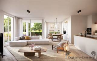 <p><span>Appartement confortable au rez-de-chaussée avec terrasse et jardin privé</span></p><p><span>Découvrez ce charmant appartement au rez-de-chaussée d'une superficie de 68 m², parfait pour une vie confortable et moderne. L'appartement dispose d'une terrasse de 5 m² et d'un jardin privé de 12 m², idéal pour profiter de l'extérieur.<br /><br /> À l'intérieur, vous trouverez une chambre et une salle de bains spacieuses, ainsi que des toilettes séparées pour plus de commodité. Le débarras est équipé de connexions pour une machine à laver, afin que vous ayez tout à portée de main.<br /><br />La chambre et le salon sont équipés de grandes fenêtres, laissant entrer beaucoup de lumière naturelle et créant une atmosphère agréable.<br /><br />Ce projet sans gaz et presque neutre sur le plan énergétique dispose d'un chauffage géothermique, d'un chauffage au sol et de panneaux solaires. Avec un niveau E allant jusqu'à 20, cet appartement répond aux normes énergétiques les plus élevées et offre une expérience de vie à l'épreuve du temps.<br /><br />Contactez-nous</span><span>pour plus d'informations et pour connaître les disponibilités en envoyant un e-mail à <span>ronnystorms@janssenenjanssen.be</span></span><span> ou en appelant le 0487/66 33 60.</span></p>