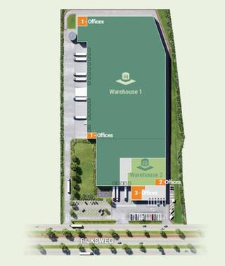 Het magazijn dat op een ideale zichtlocatie ligt aan de Rijksweg 19 in Bornem, gelegen op een steenworp afstand van zowel Antwerpen als Brussel...