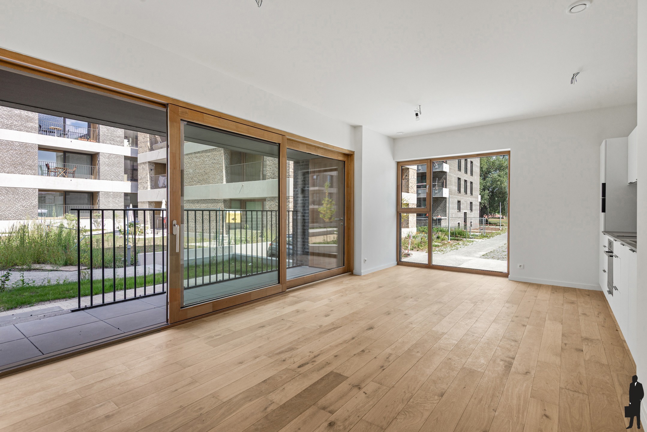 Gelijkvloers app met tuin in prestigieus project in Wilrijk - foto 2