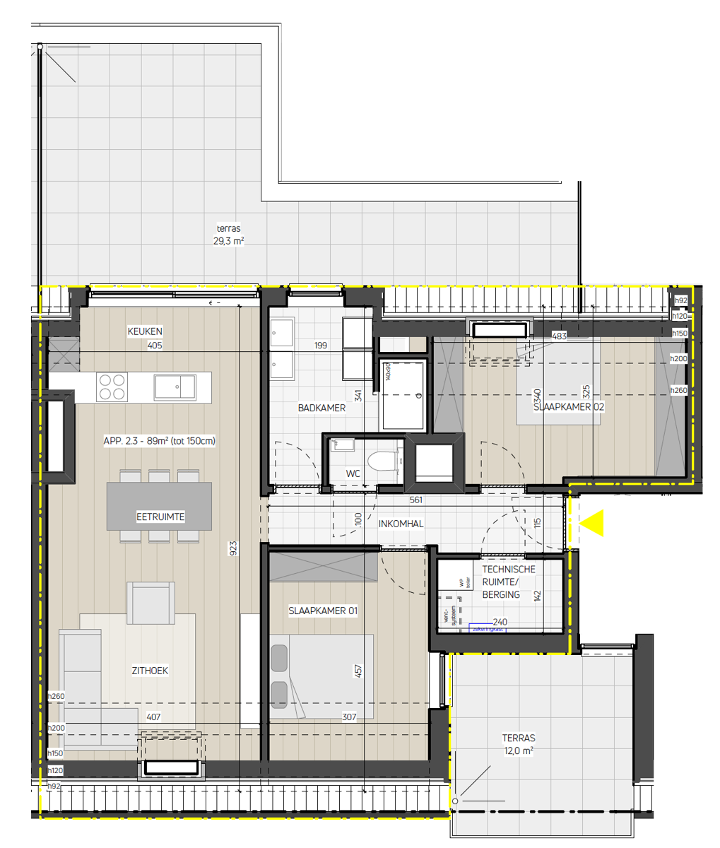 Appartement à vendre à Rijkevorsel avec 2 chambres - photo 2