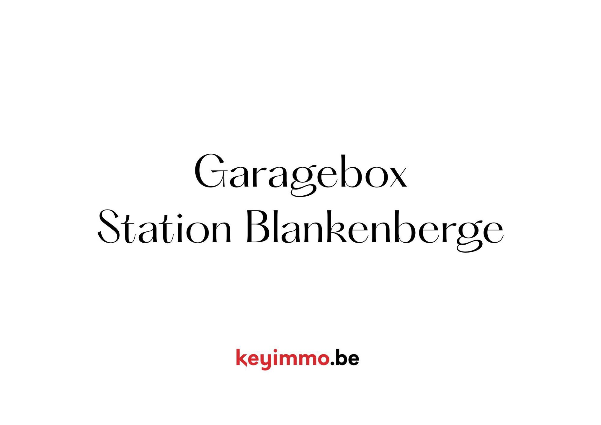 Garage à vendre à Blankenberge - photo 1
