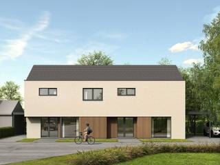 Ontdek deze nieuwe woningen die we bouwen in Beernem, in een rustige, doodlopende straat. Je woont er in de buurt van winkels (supermarkt op 750 m), scholen (basisschool op 1,7 km), sportfaciliteiten (Sport Beernem op 1,8 km) en openbaar vervoer (bushalte op 1 km). Bovendien geniet je via de oprit van de E40 in Beernem van een vlotte verbinding met de belangrijke steden van het land. En voor ontspanning en natuur hoef je niet ver te zoeken, met het Lippensgoed-Bulskampveld en het Vagevuurbos in de buurt.
Onze nieuwbouwwoningen zijn ontworpen in een stijlvolle en tijdloze architectuur. Ze beschikken over een inkomhal met toilet, een lichtrijke woon- en eetkamer, een open keuken, een carport, 3 slaapkamers, een badkamer en voldoende bergruimte. De tuin biedt een heerlijke plek om te ontspannen en te genieten van de buitenruimte.
Het gebruik van een warmtepomp, in combinatie met vloerverwarming en zonnepanelen zorgt ervoor dat jouw toekomstige energiefactuur onder controle blijft (E10). Je kiest zelf de afwerkingsmaterialen voor keuken, badkamer, vloeren en binnendeuren. Zo kan je precies wonen zoals jij het zelf wilt.
Benieuwd naar deze prachtige woningen? Je kunt de locatie vinden naast H. Verrieststraat 36, of neem contact met ons op voor meer details!