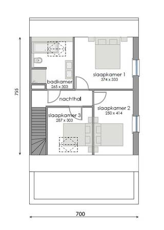 TE KOOP in MELLE aan de Koperstraat Mooi en centraal gelegen project voor het bouwen van een half-open bebouwing. Lot 17 : Opp. : +/- 256 m²...