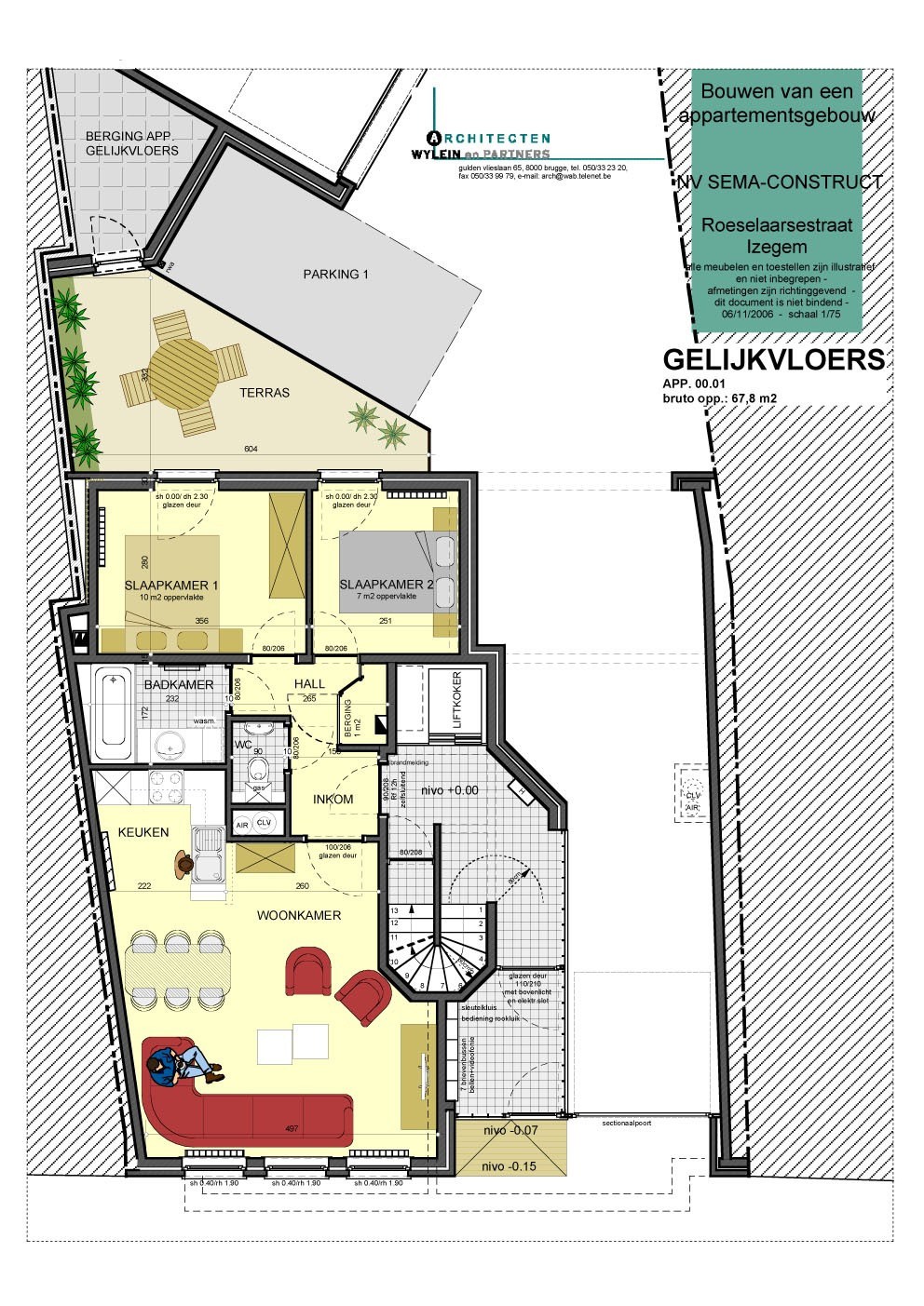 Apartment for rent in Izegem with 2 bedrooms - photo 2