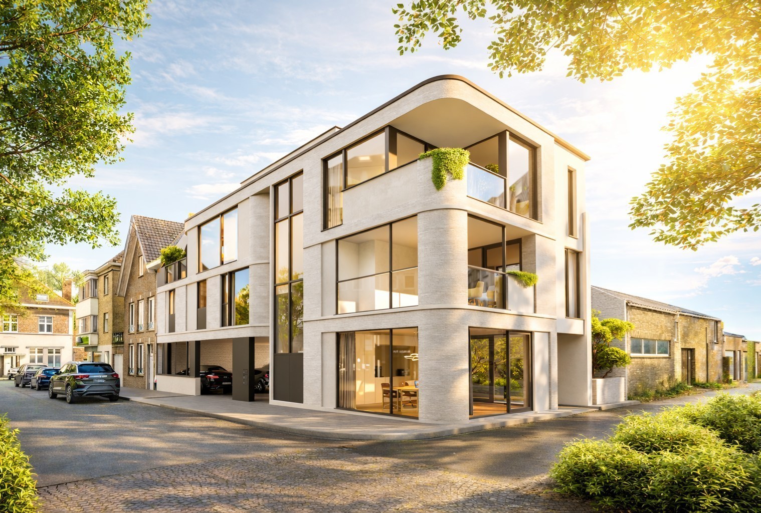 Nieuwbouwappartement met 2 slaapkamers en terras te Sint-Michiels (Brugge) - foto 3