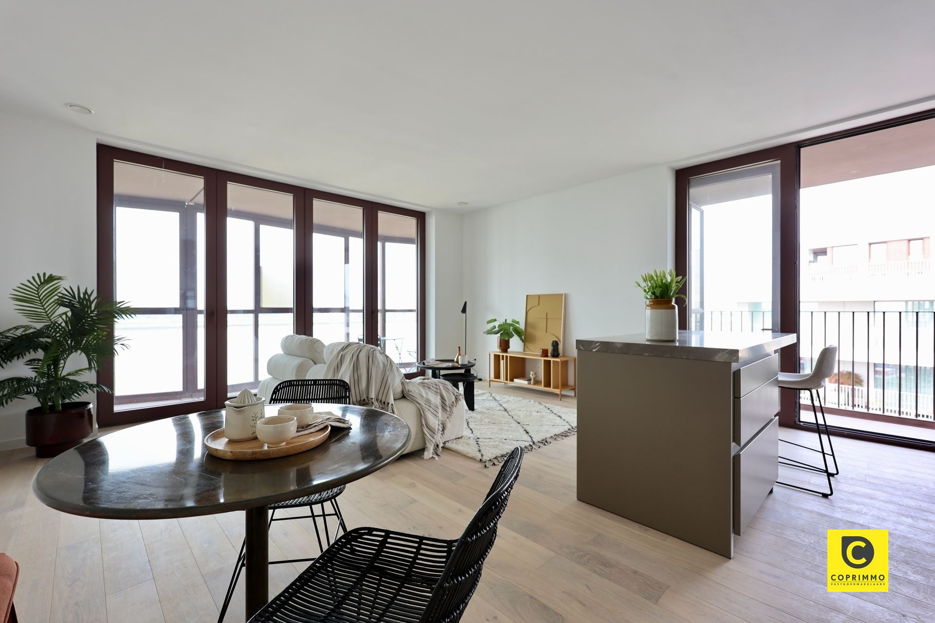Nieuwbouw 1 slpk app met riante terrassen & Scheldezicht te Nieuw Zuid! - foto 5