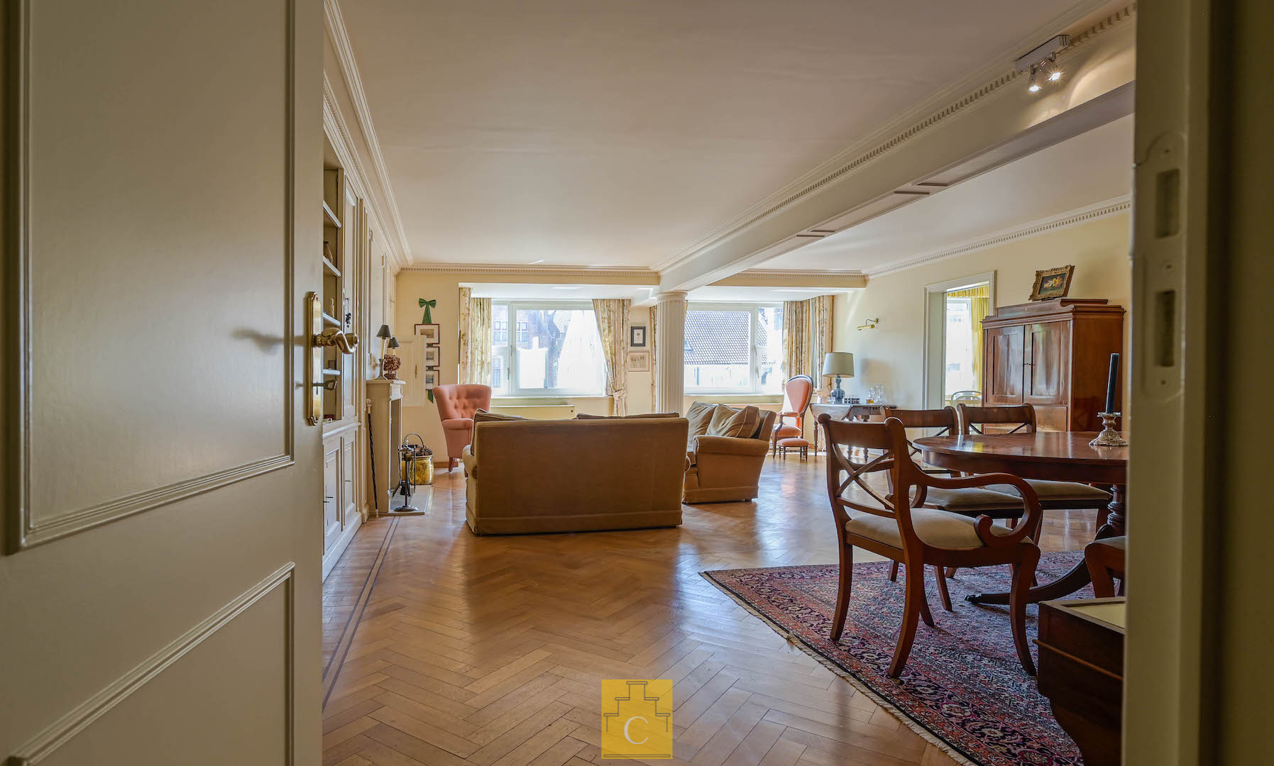 groot appartement (159 m2) met 3 slaapkamers aan de Augustijnenrei, 1ste verdieping, garagebox kan bijgekocht worden - foto 5