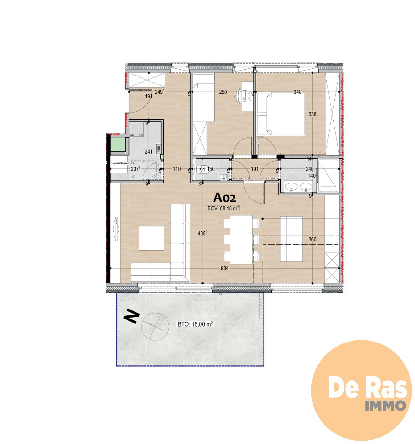 AALST - Nieuwbouwappartement met 2 slpks en tuin - foto 5