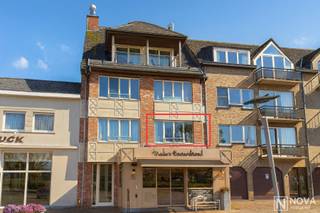 Appartement de 2 chambres idéalement situé sur le quai de Nieuwpoort