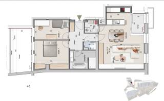 Appartement 0101 is gelegen op de eerste verdieping van Residentie Melrose Place en heeft een totale oppervlakte van 92 m². Met daarbij een noord-oost georiënteerd terras van 21 m². Het appartement beschikt over 2 slaapkamers.<br /><br />Residentie MELROSE PLACE omvat 6 ruime appartementen met 1 of 2 slaapkamers en één studio op de<br />gelijkvloerse verdieping bij fase 1 (Rijselstraat). In een latere fase van dit project (Merghelynckstraat) worden er<br />1duplex-appartement , 4 lofts en 1 bestaande loft gerealiseerd.<br /><br />Verder is er ook een mogelijkheid tot aankopen van autostaanplaats en/of garage.<br /><br />Bij het ontwerp werd gekozen om exclusieve en betaalbare appartementen te ontwikkelen.<br /><br />Ook de ligging van residentie MELROSE PLACE is één van de grote pluspunten, de residentie is gelegen in<br />het hart van de stad, waar alle voorzieningen (bakkerij, slagerij, apotheek,…) na bij zijn. Er is ook een vlotte<br />verbinding met de Noorderring die u vlot tot de oprit van de A19 brengt.<br />