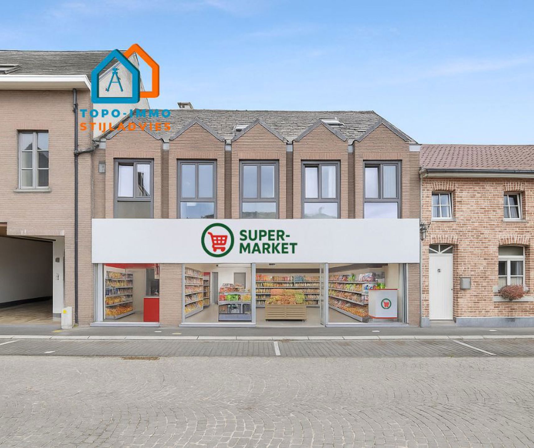 Handelspand (315m²) met 4 staanplaatsen te Roosdaal - foto 1