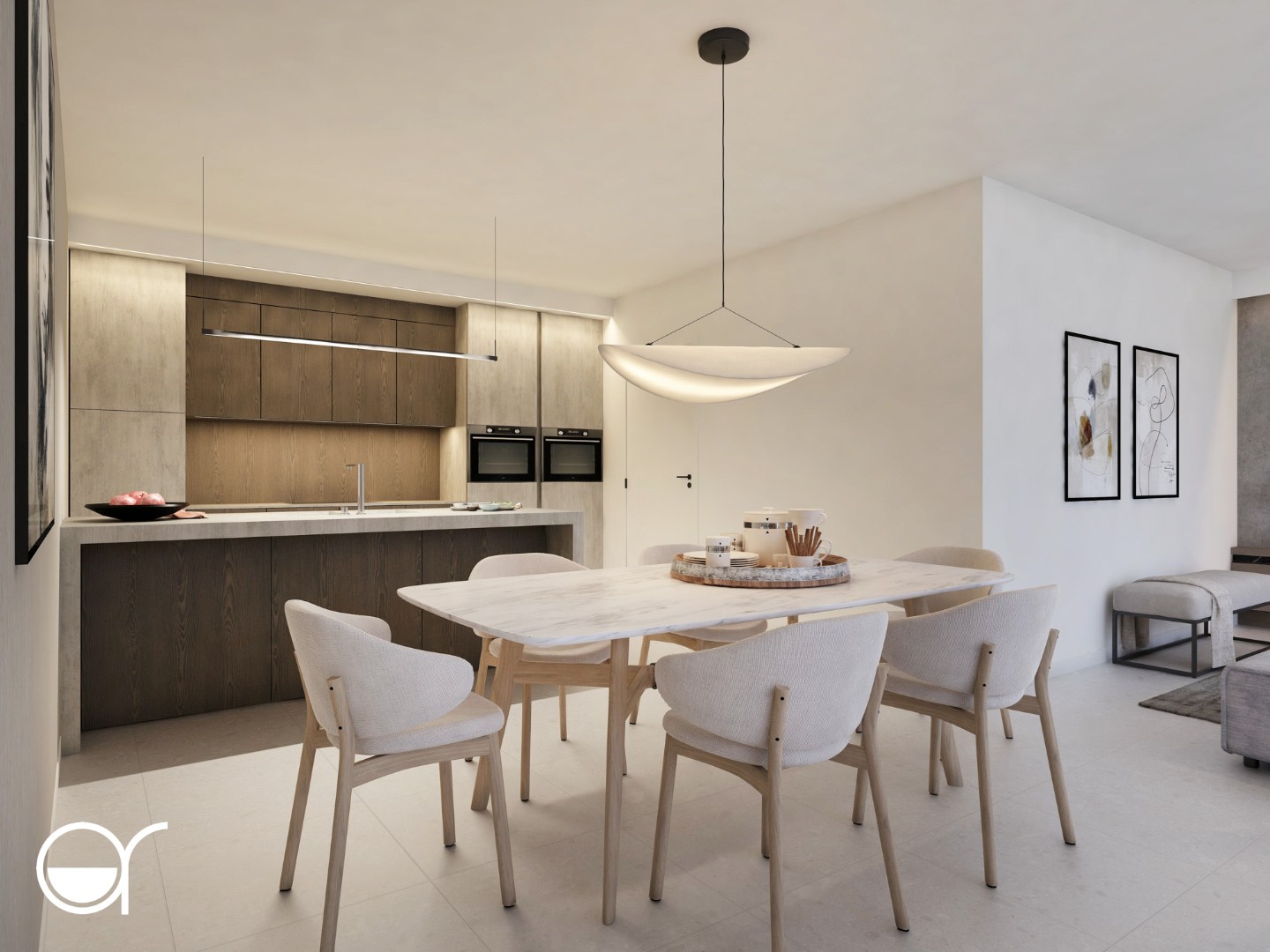 Ruim gelijkvloers 2-slaapkamersappartement met 2 terrassen in nieuwbouwproject Ernest - foto 2