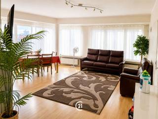 Ontdek dit aangename en instapklare appartement van 75 m², gelegen op de derde verdieping van een verzorgd appartementsgebouw in Jette. Doe een bod vanaf 195.000 euro.Dankzij de praktische indeling en de uitstekende ligging vormt dit appartement de ideale woonst voor starters, koppels, kleine gezinnen of investeerders.Het appartement beschikt over een lichtrijke leefruimte, een ingerichte keuken, twee volwaardige slaapkamers, 2 aangename balkons waar u in alle rust van een kopje koffie of de avondzon kunt genieten en een privatieve kelder die extra bergruimte biedt. De elektrische installatie, van het appartement, is conform en heeft een EPC-score G . De ligging is een absolute troef. Gelegen in een rustige en residentiële buurt van Jette, bevindt u zich op korte afstand van winkels, scholen, openbaar vervoer, het UZ Brussel en diverse parken. Ook de belangrijkste invalswegen richting Brussel en de Ring zijn vlot bereikbaar, waardoor u geniet van een uitstekende bereikbaarheid zonder in te boeten aan woonkwaliteit. De maandelijkse provisie omvat onder meer de kosten voor centrale verwarming, warm water, het onderhoud en poetsen van de gemeenschappelijke delen, de lift en de overige gemeenschappelijke kosten van het gebouw. Bent u op zoek naar een verzorgd appartement op een gunstige locatie, met alle nodige comfort? Dan is dit appartement beslist een bezoek waard. Neem gerust contact met ons op voor meer informatie of om een bezichtiging in te plannen.