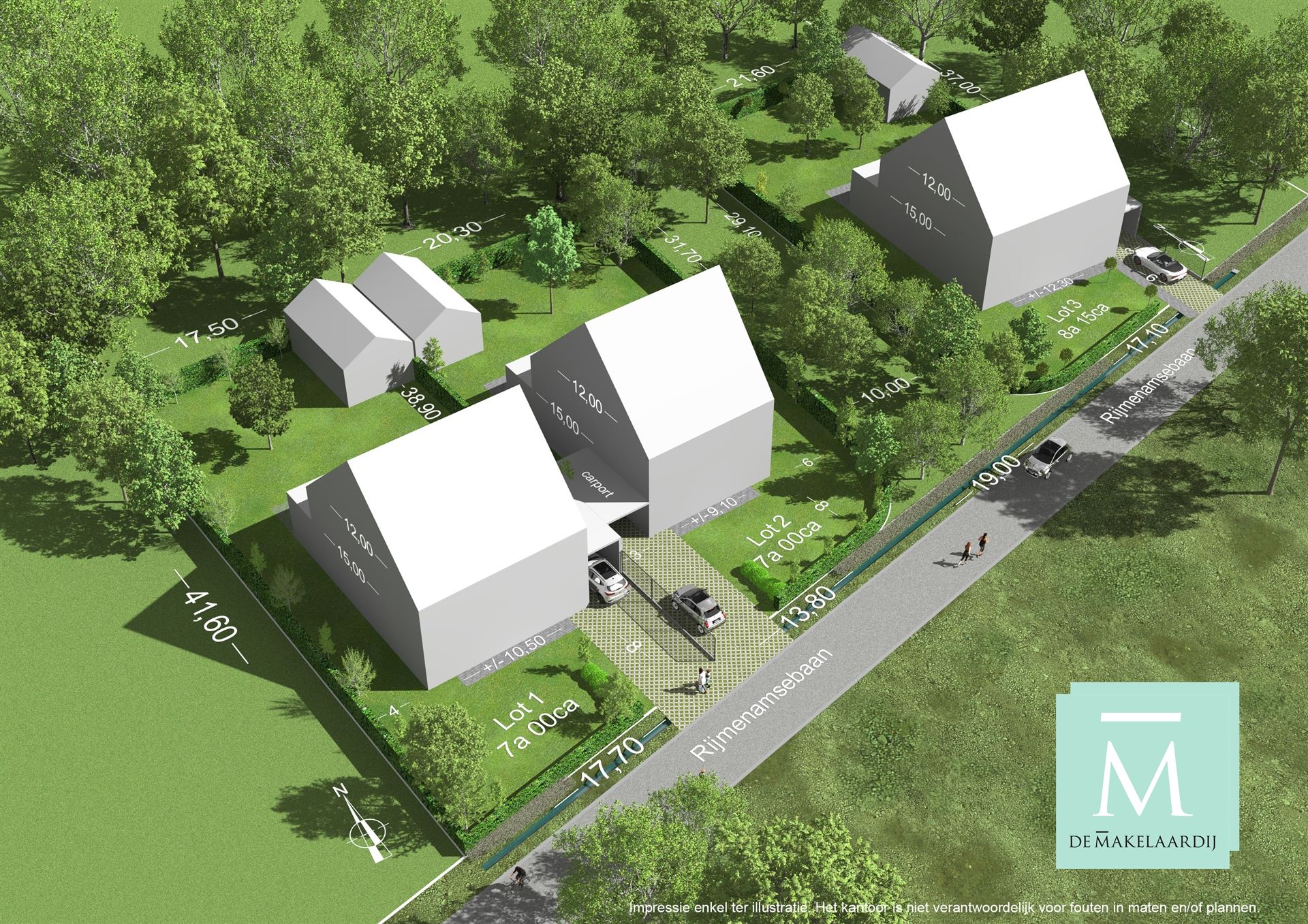 Prachtige bouwgrond van 7 are voor open bebouwing te Keerbergen - foto 2