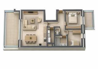 Dit charmante appartement in Kluisbergen biedt een comfortabele leefruimte van 77 m², ideaal voor zowel jonge koppels als kleine gezinnen. Het appartement beschikt over twee ruime slaapkamers, perfect voor rust en privacy, en een moderne badkamer die volledig is uitgerust voor dagelijks comfort.<br /><br />De ruime woonkamer vormt het hart van het appartement en zorgt voor een gezellige sfeer waar het heerlijk vertoeven is. De keuken is praktisch ingericht, biedt voldoende opbergruimte en is geschikt voor het bereiden van heerlijke maaltijden. Daarnaast beschikt het appartement over een carport, twee terrassen en een private berging in de kelder, wat extra comfort en bergruimte biedt.<br /><br />Gelegen in een rustige en groene omgeving in Kluisbergen, geniet u hier van de rust en het comfort van het wonen in een klein en vriendelijk dorp. Dankzij de gunstige ligging zijn winkels, scholen en openbaar vervoer in de nabijheid, wat dit appartement de perfecte combinatie biedt van praktische bereikbaarheid en woongenot.