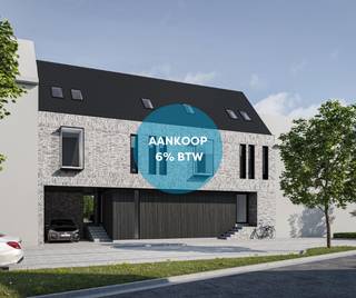 Voor meer info of een bezoek, bel 053 59 49 34 - Op een rustige locatie in Outer (Ninove) bevindt zich deze nieuwbouwwoning. Op het gelijkvloers is er een <strong>carport</strong> aanwezig die toegang geeft naar de inkomhal van de woning. In de inkomhal bevindt zich het apart toilet en de berging. Verder op het gelijkvloers is er gekozen voor een open eet- en leefruimte met open keuken. Via een groot schuifraam in de living bereikt men het aangelegd terras en de aangelegde tuin. Op de eerste verdieping zijn er <strong>drie slaapkamers</strong>, een apart toilet en een ruime badkamer voorzien van ligbad, inloopdouche en dubbele lavabo aanwezig. Via een vaste trap bereikt men nog de <strong>twee zolderkamers</strong>. Op de benedenverdieping is er aan de voorgevel nog een <strong>extra fietsenberging</strong> voorzien. <br /><br /><strong>*Prijs vermeld in de advertentie betreft prijs excl. BTW en kosten.</strong><br /><strong>*Mogelijkheid tot aankoop onder 6% BTW.</strong>