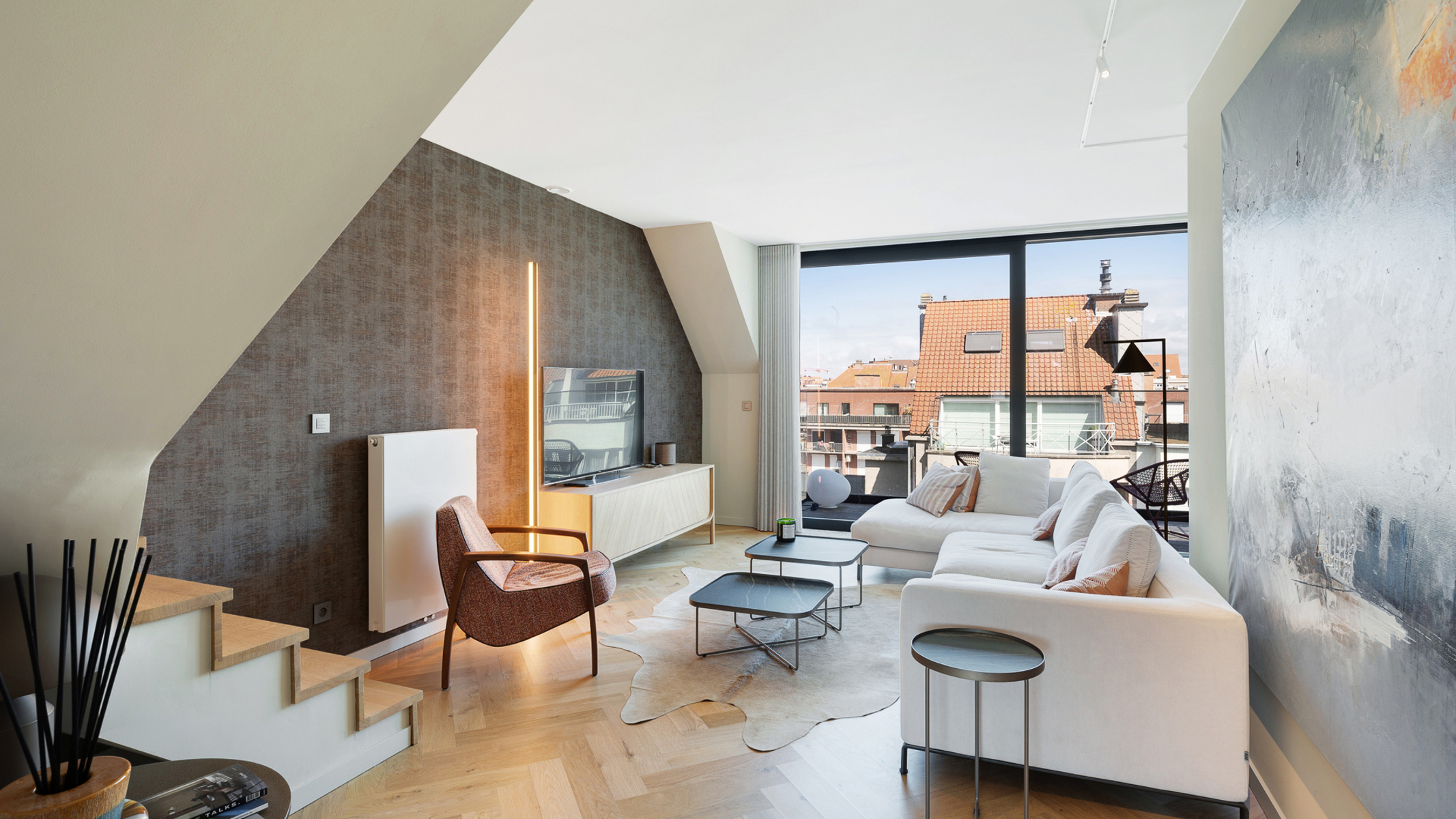 Duplex penthouse centrum Knokke, op wandelafstand van de zee - foto 3