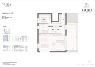 <strong>Appartement B3.02 is een van de 4 exclusieve penthouses met een oppervlakte van 121 m². Het terras heeft maar liefst een oppervlakte van 34m²!<br />Het appartement omvat 2 slaapkamers.</strong><br /><br />Welkom bij Vièra, een uniek woonproject aan de rand van Zichem, waar rust, ruimte en natuur samenkomen.<br /><br />Grenzend aan het uitgestrekte natuurgebied bij de Demerbroeken, biedt dit appartement jou een uitzonderlijke woonkwaliteit op een toplocatie. Hier woon je in harmonie met de natuur, op wandelafstand van het centrum én omgeven door een open landschap.<br /><br />Dit 2-slaapkamer appartement werd ontworpen met oog voor ruimte en licht. Grote raampartijen brengen het buitengevoel naar binnen, terwijl de doordachte indelingen zorgen voor maximaal wooncomfort. Het appartement beschikt over een ruim terras en is afgewerkt met duurzame, hoogwaardige materialen die klasse en verfijning uitstralen.<br /><br />Of je nu op zoek bent naar een eerste woning, een comfortabele thuis of een slimme investering – dit project biedt een unieke kans op een leven in stijl, dicht bij de natuur.<br /><br />In totaal worden er 28 appartementen gerealiseerd in 2 gebouwen. Ondergronds bevinden er zich 28 staanplaatsen (voorzien voor het laden van elektrische wagens) en 28 kelderbergingen.<br /><br /><br /><u><strong>Prijsopbouw:</strong></u>
<ul>
	<li>Grondwaarde: € 82.000,00</li>
	<li>Constructiewaarde: € 373.000,00</li>
</ul>
<u><strong>Optioneel:</strong></u><br /><strong>Autostaanplaats:</strong>

<ul>
	<li>Grondwaarde: € 4000,00</li>
	<li>Constructiewaarde: € 23.500,00</li>
</ul>
<strong>Kelderberging:</strong>

<ul>
	<li>Grondwaarde: € 1400,00</li>
	<li>Constructiewaarde: € 5100,00</li>
</ul>
<br />Interesse? Neem dan snel contact op met Steffi via steffi@immopersyn.be of via de 0467 03 54 04 voor meer informatie.