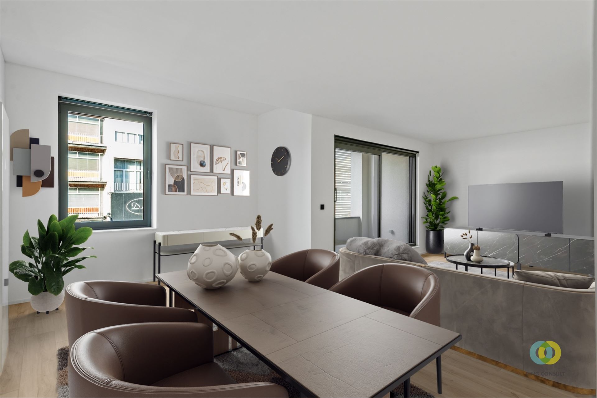 Volledig (ver)nieuw(d) appartement - foto 1