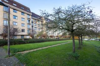 <p>Ontdek dit charmante gelijkvloers appartement van 78m² in een stijlvol en verzorgd gebouw, op wandelafstand van het commercieel centrum, openbaar vervoer en de vijvers met park. Een rustige ligging met een mooi uitzicht op het groen en de vijvers.</p>
<p>Bij het binnenkomen tref je een inkomhal met technische berging.<br />De gezellige woonkamer geniet van veel lichtinval en sluit mooi aan bij de ruime, deels geïnstalleerde keuken met eethoek<br /><br />Verder beschikt het appartement over een grote slaapkamer en een betegelde badkamer met douche in bad, lavabo en praktische opbergkasten.</p>
<p>Extra troef: mogelijkheid om een autostaanplaats bij te kopen voor €15.000.<br /><br />EPC: 224 kWh/(m²jaar) - klasse E+</p>