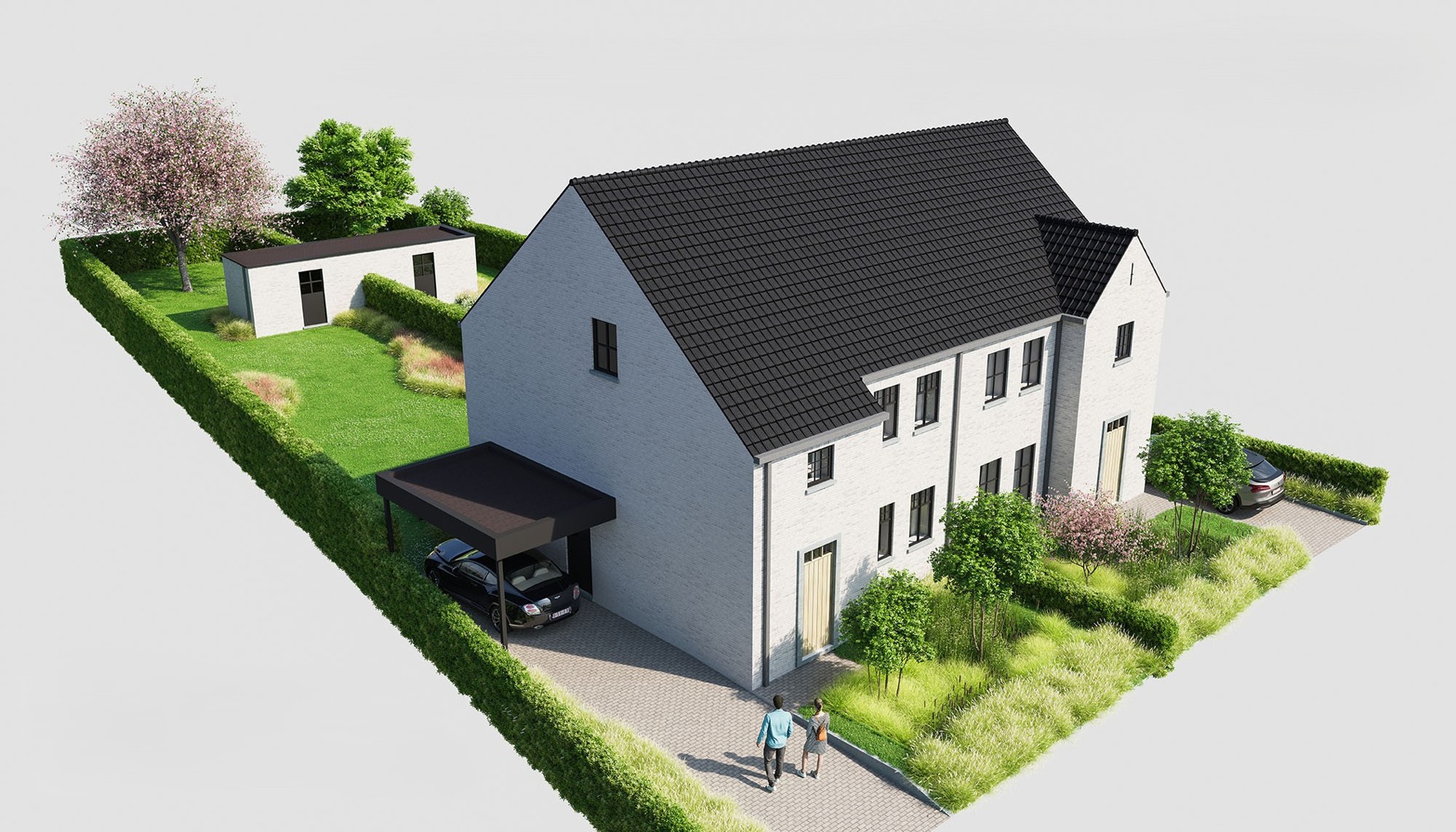 Exclusieve nieuwbouwwoning in pastorijstijl – Guldensporenlaan, Houthalen - foto 2