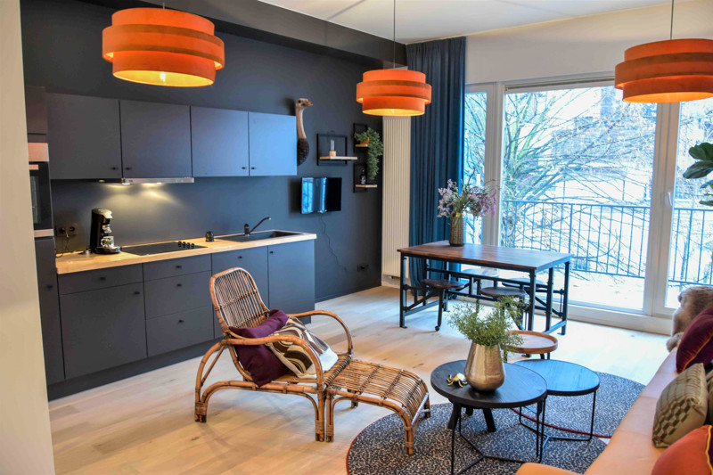 Trendy, gemeubeld appartement met 2 slpk in hartje Antwerpen - foto 5