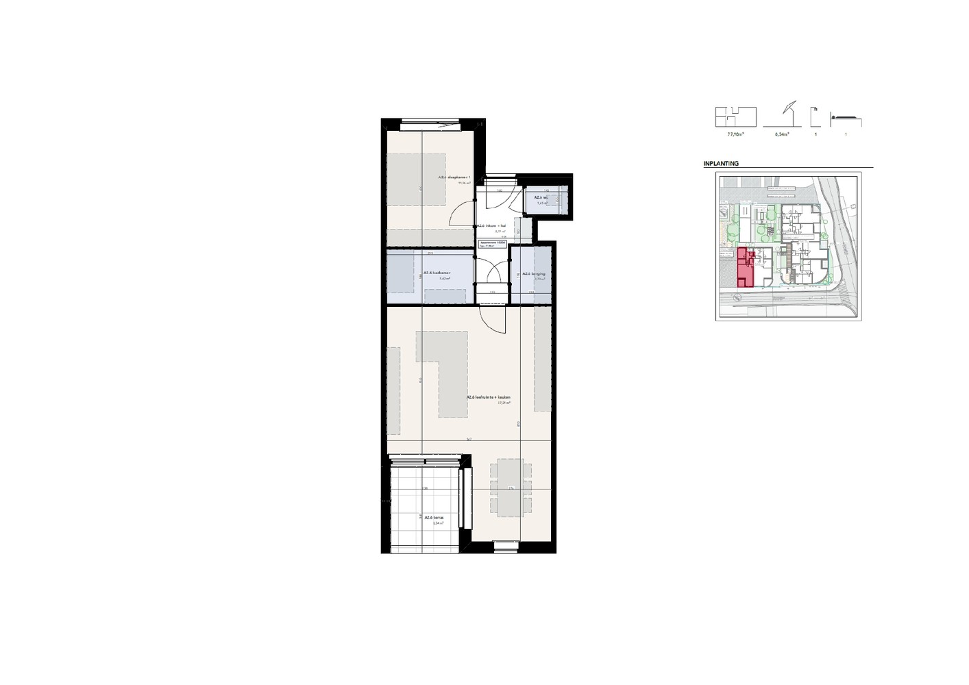 Appartement met 1 slaapkamer - foto 3