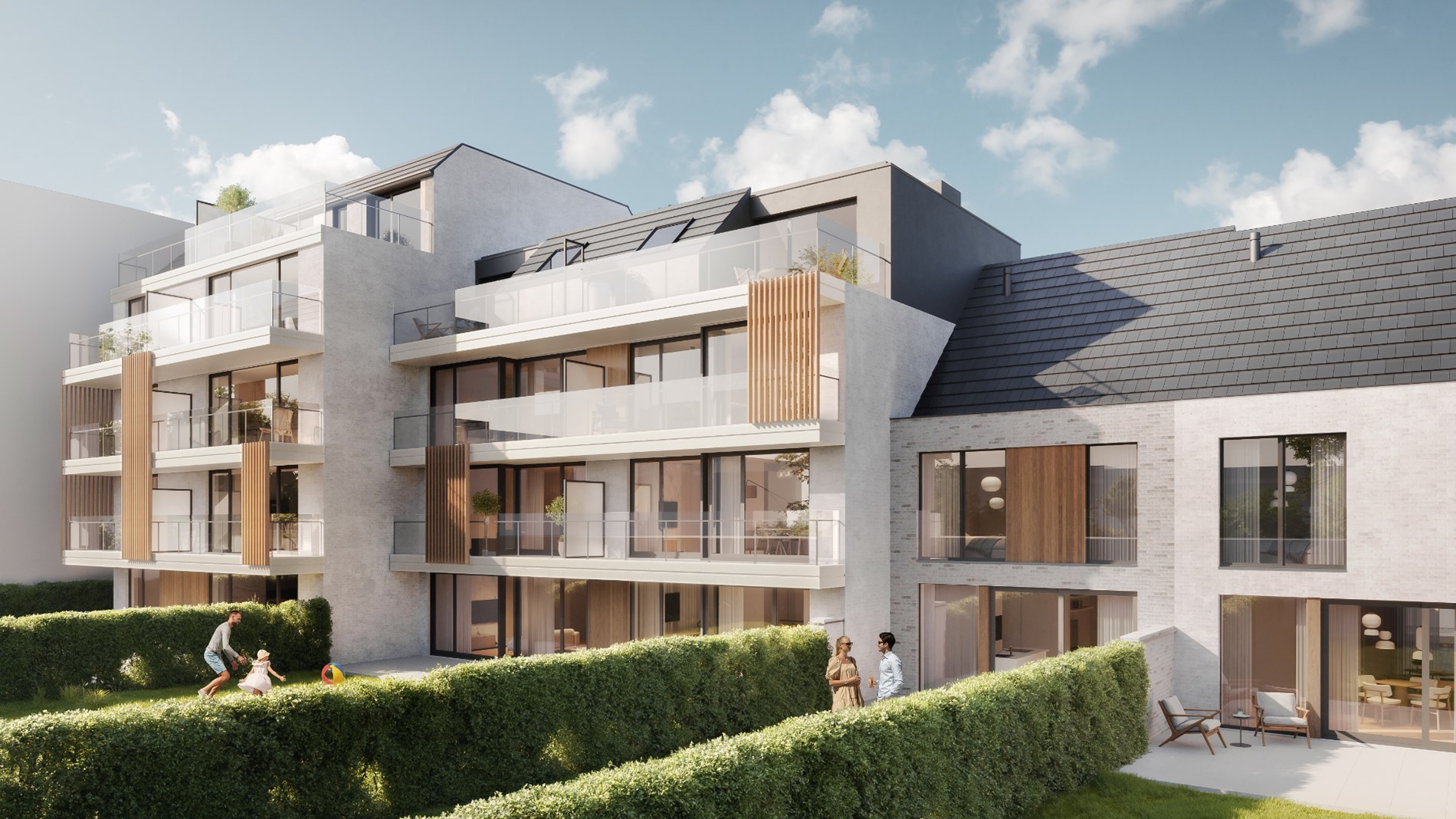 3-slpkr nieuwbouwwoning centrum Harelbeke lot 2 - foto 4