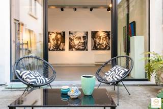 Dit karaktervolle pand, in de theaterbuurt om de hoek van het Mechelseplein en de Leopoldplaats , werd door de jaren heren mooi onderhouden en...