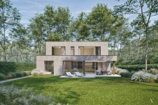 WERKEN GESTART! Exclusieve nieuwbouw villa van +/- 315m² bewoonbare oppervlakte gelegen op een perceel van +/- 1.988 m² met een zuidwest oriëntatie. E-peil: 20<br /><br />Ontdek deze unieke kans om te wonen in een modern energiezuinige villa in een groene omgeving te Brasschaat. <br />De villa omvat volgende ruimtes:<br /><br /><u><strong>Gelijkvloers:</strong></u><br />Via de inkomhal met vestiaire heeft u toegang tot een apart bureau en het gastentoilet. De open keuken met kookeiland geeft een prachtig open-zicht op de tuin en staat in verbinding met de ruime leefruimte. Verder vindt u op het gelijkvloers nog een wasruimte en een ruime garage.<br /><br /><u><strong>Verdieping 1:</strong></u><br />De nachthal geeft u toegang tot de masterbedroom die voorzien is van een dressing en een ruime badkamer met bad, inloopdouche, dubbele lavabo en toilet. Verder vindt u op deze verdieping 3 ruime slaapkamers van telkens +/- 14 m², deze slaapkamers delen een badkamer met inloopdouche en dubbele lavabo. Ook is er een extra apart toilet en een berging op deze verdieping.<br /><br /><strong><u>Kelder:</u></strong><br />De kelder is opgesplitst in twee ruimtes, de eerste ruimte is +/- 19,60 m². De twee ruimte is de technische berging en is +/-15,81 m².<br /><br /><u><strong>Tuin:</strong></u><br />Aan de keuken en leefruimte bevindt zicht een terras van +/- 61,87m². De tuin wordt volledig aangelegd en geniet van de namiddag- en avondzon.<br /><br />In dit project wordt een duurzame, complete en luxueuze afwerking voorzien:<br /><br />- E-peil van 20 of lager incl. zonnepanelen, geothermische warmtepomp, triple beglazing en een super isolerende bouwschil.<br />- Volledige verlichting.<br />- Ruime budgetten voor vloeren, sanitair en keuken.<br />- Budget voor ingemaakte kasten.<br />- Regenwaterrecuperatie.<br />- Volledige tuinaanleg. <br /><br />Lastenboek, plannen en budgetten verkrijgbaar op aanvraag. <br /><br />Grondwaarde: €525.000,00 --> registratie<br />Constructiewaarde: €1.000.000,00 --> BTW<br /><br />De aankoop van deze villa is mogelijk aan 6% BTW, mits voldaan wordt aan bepaalde voorwaarden.<br /><br /><br /><br /><br />