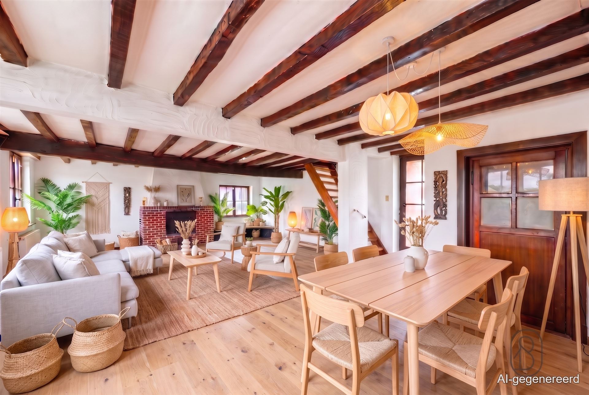 Charmante te renoveren fermette met 2 garages in Ronse - foto 4
